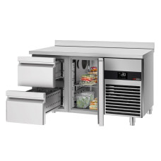 Холодильний стіл PREMIUM - 1400x700мм GGM Gastro KTF147AND-EF#1T#2S