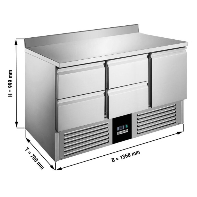 Холодильний стіл PREMIUM GGM Gastro SAG147EAND#2#SBG1212