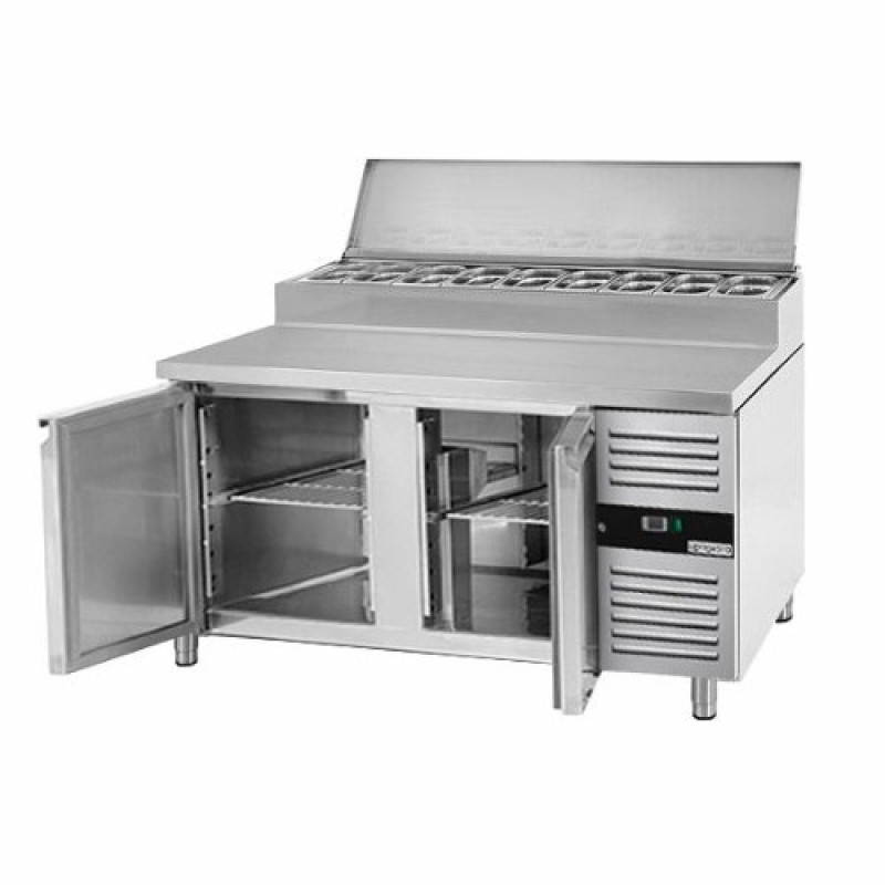 Холодильний стіл саладетта 1,36 m x 0,7 m GGM Gastro ZBG157ND