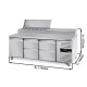 Холодильний стіл саладетта GGM Gastro ZBG207ND#3G