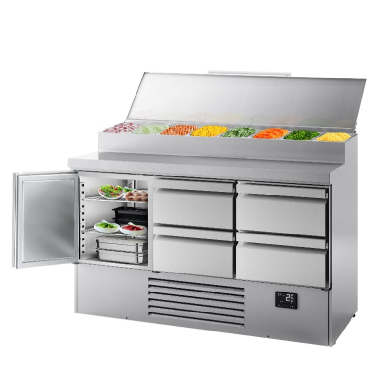 Холодильний стіл саладетта GGM Gastro ZTI157M#2#7SBI1213