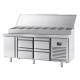 Холодильний стіл саладетта GGM Gastro ZTI207#2#7SBI1212