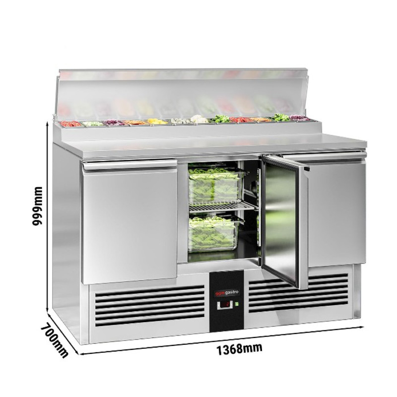 Холодильний стіл саладетта PREMIUM GGM Gastro SAG147AND