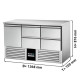 Холодильний стіл саладетта PREMIUM GGM Gastro SAG147END#2#SBG1212