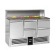 Холодильний стіл саладетта PREMIUM GGM Gastro SAG147GND#2#SBG1212