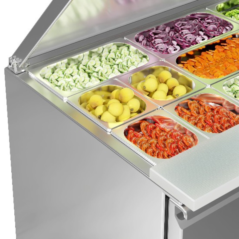 Холодильний стіл саладетта PREMIUM GGM Gastro SAG147ND