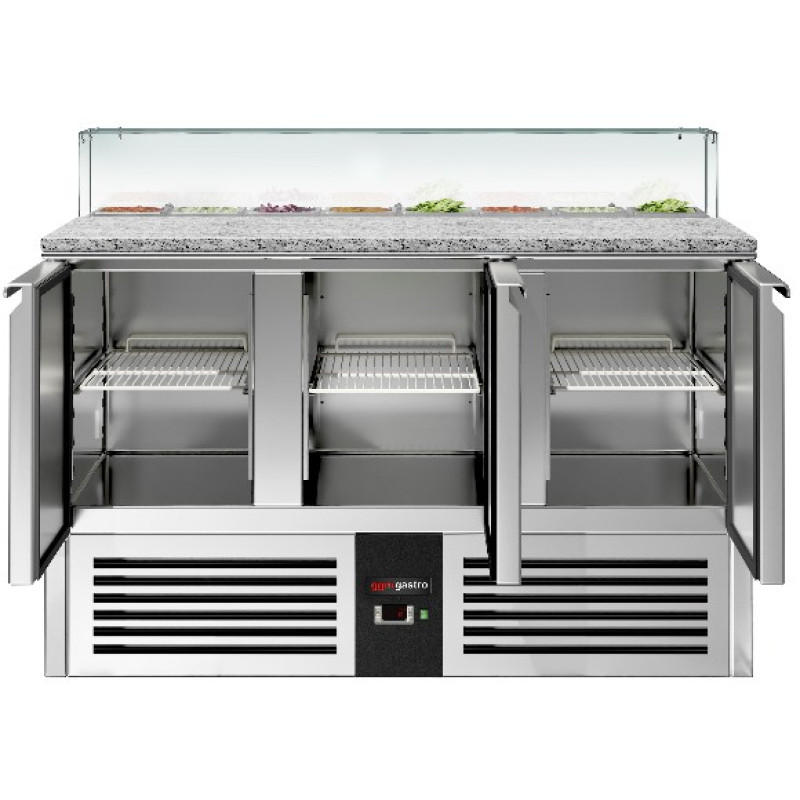 Холодильний стіл саладетта PREMIUM GGM Gastro SAG147OG#GSG147E