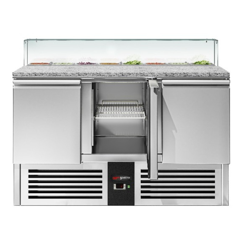 Холодильний стіл саладетта PREMIUM GGM Gastro SAG147OG#GSG147E