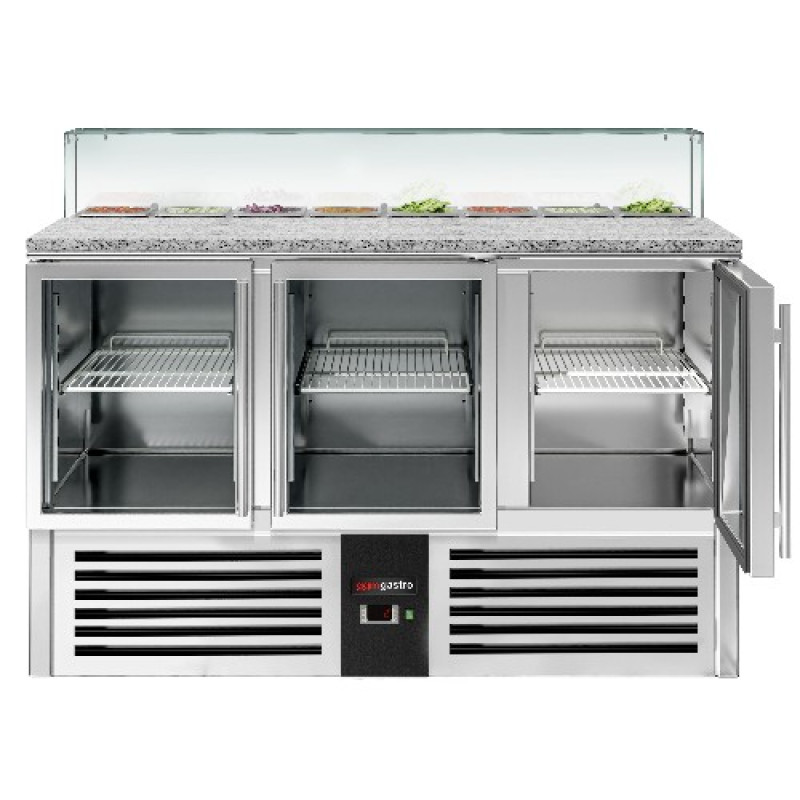 Холодильний стіл саладетта PREMIUM GGM Gastro SAG147OG#GSG147E#GT