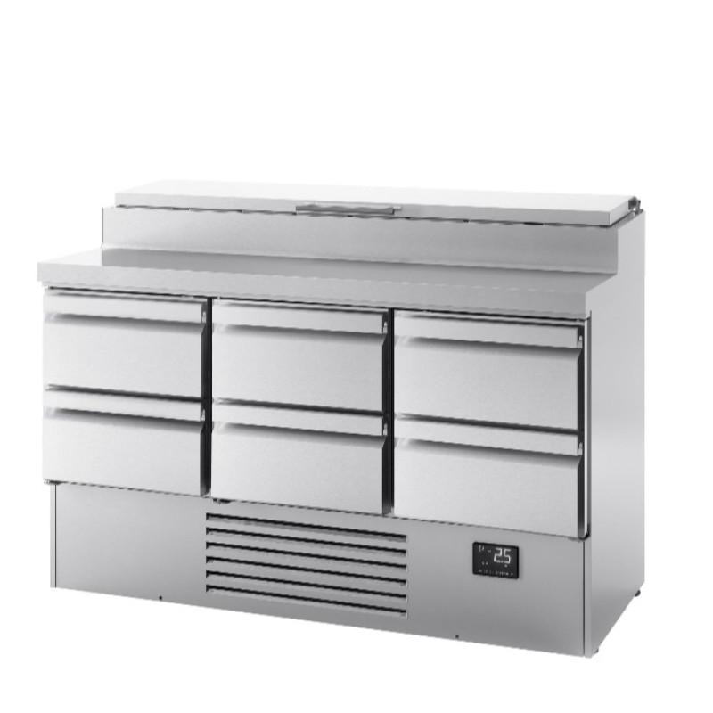 Холодильний стіл саладетта PREMIUM GGM Gastro SAG147OG#GSG147E#GT