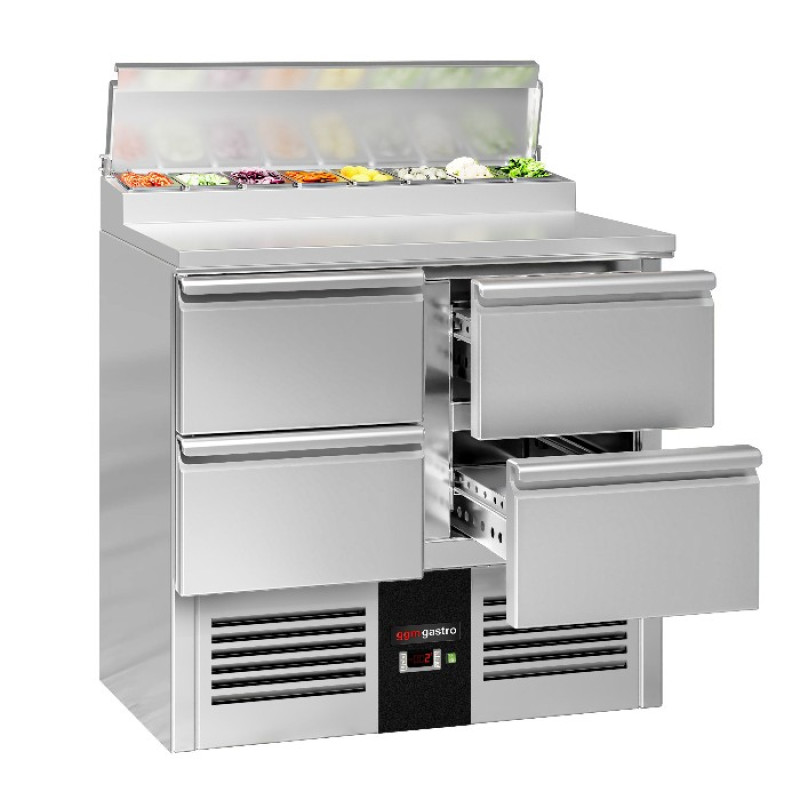 Холодильний стіл саладетта PREMIUM GGM Gastro SAG97AND#2#SBG1212