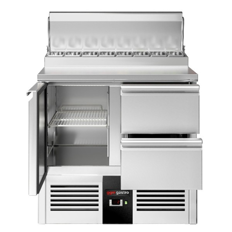 Холодильний стіл саладетта PREMIUM GGM Gastro SAG97AND#SBG1212