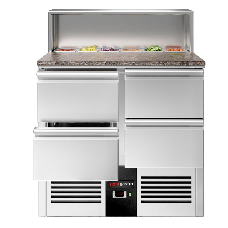 Холодильний стіл саладетта PREMIUM GGM Gastro SAG97GND#2#SBG1212