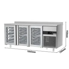 Холодильний стіл PREMIUM - 1,86 x 0,7 м GGM Gastro KTF187AND-EF#3G