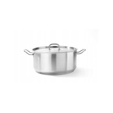 Каструля низька з кришкою Kitchen Line, 12 л, Ø320x(H)150 мм 836040 Hendi Aluminium;Stainless steel;18/0 Stainless steel