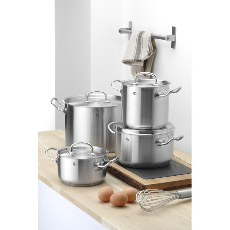 Каструля висока з кришкою Kitchen Line, 13,50 л, Ø280x(H)220 мм 837405 Hendi