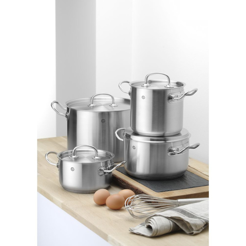 Каструля висока з кришкою Kitchen Line, 5 л, Ø200x(H)160 мм 837207 Hendi