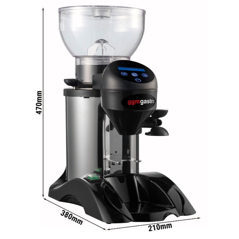 Кавомолка професійна 1 кг/нерж. сталь GGM Gastro MC11T-INOX