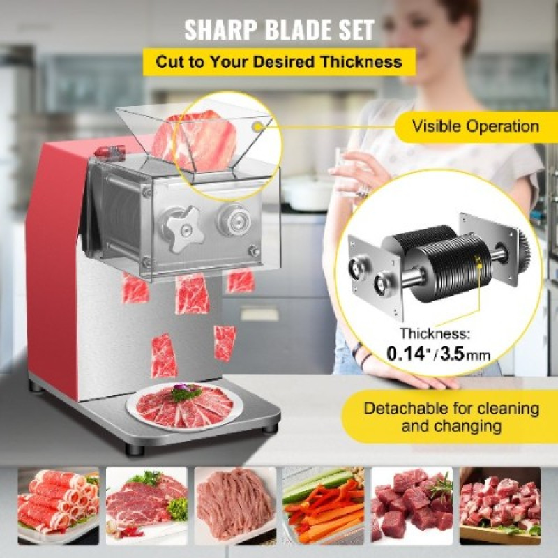 Комерційна машина для різання м'яса Zuver 850W