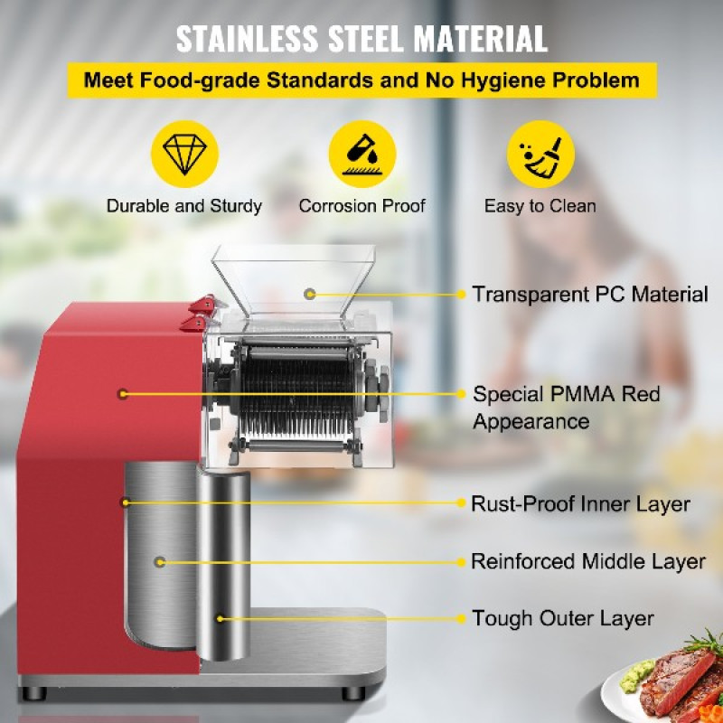 Комерційна машина для різання м'яса Zuver 850W
