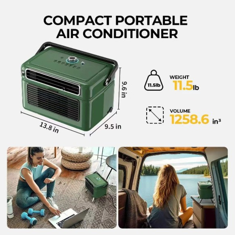 Кондиціонер портативний ZUVER Conditioner Green Panasonic Compressor