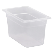 Контейнер GN 1/4 прозорий поліпропілен., Cambro, GN 1/4, 3,7L, Transparent, 162x265x(H)150mm 46PP190