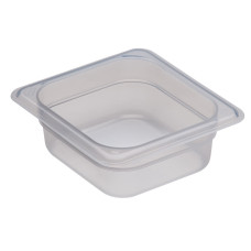Контейнер GN 1/6 прозорий поліпропілен., Cambro, GN 1/6, 1L, Transparent, 162x176x(H)65mm 62PP190