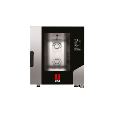 Конвектомат - Піч конвекційна парова Millenial чорна Mask Gastro 7x GN 1/1 MKF711BM Hendi Double pane glass;18/0 Stainless steel
