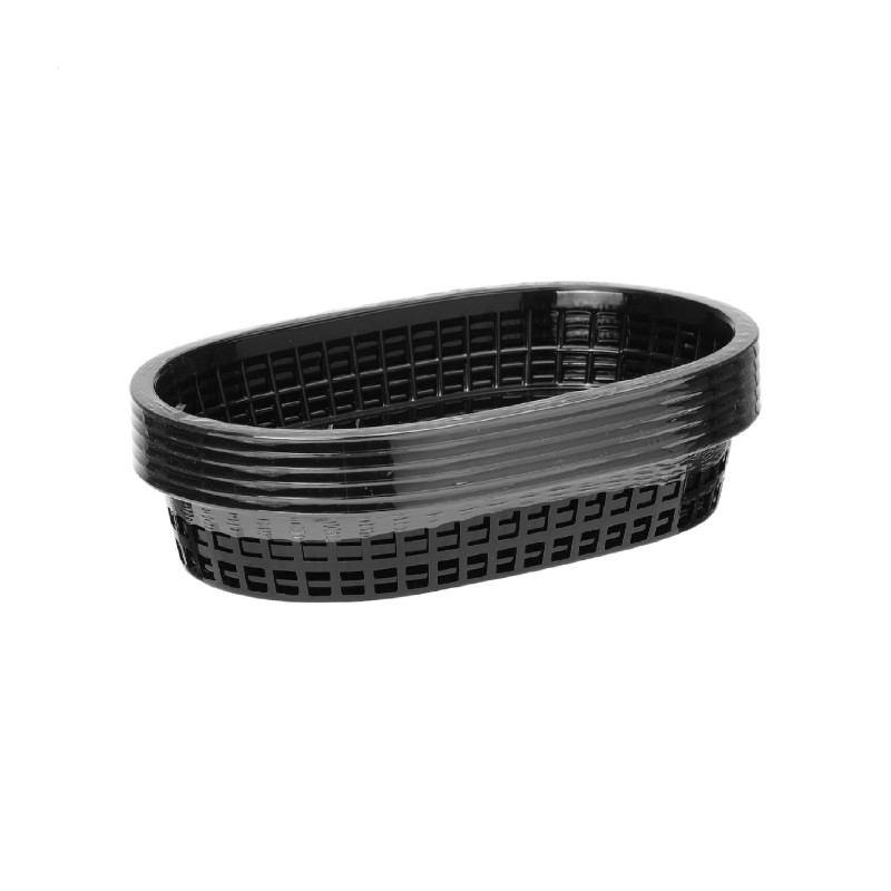 Кошик для хліба овальний, HENDI, Чорний, 6 pcs., 275x175x(H)38mm 426890 Hendi PP (Polypropylene)
