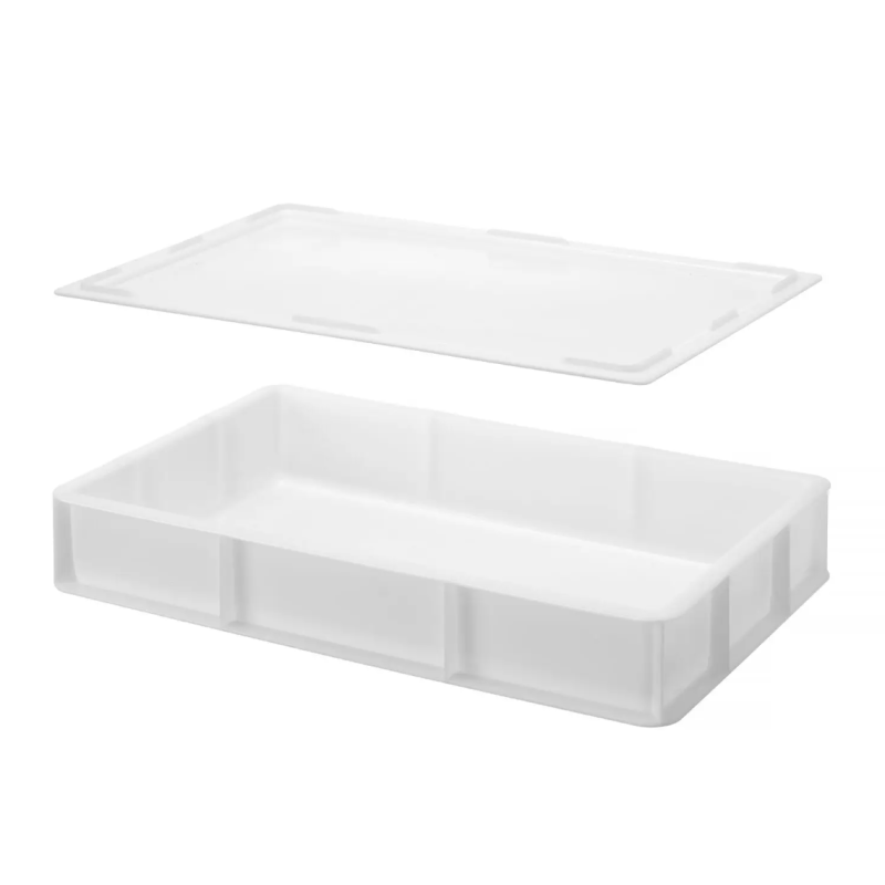 Кришка для контейнера для тіста GN 1/1, 530x325x(H)20мм, біла 880982 Hendi HDPE (High density Polyethylene)