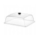Кришка для підносу GN 1/2, сумісна з GFT--0012BL GF--0012 Gastro Plast PC Прозорий