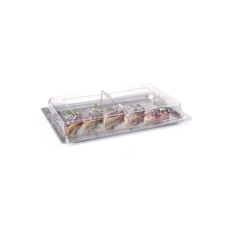 Кришка відкидна прозора - GN 1/1(H)76 мм 427415 Hendi PC (Polycarbonate)