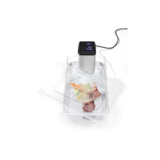 Кришка з полікарбонату для гастроємності GN з вирізом sous vide - GN 1/2 -265x325 mm 864234 Hendi PC (Poliwęglan)