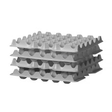Лотки для яєць - 4шт, на 120 яїць, 291x288x(H)41мм 870792 Hendi PET (Polyethyleentereftalate)