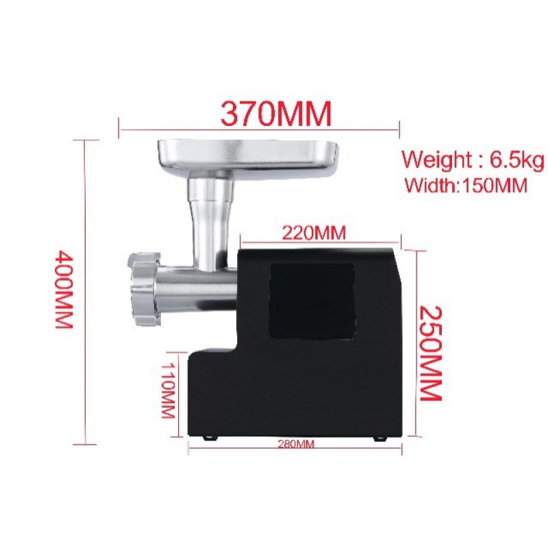 М'ясорубка для комерції ZUVER Compact Mechanical Switch 350W