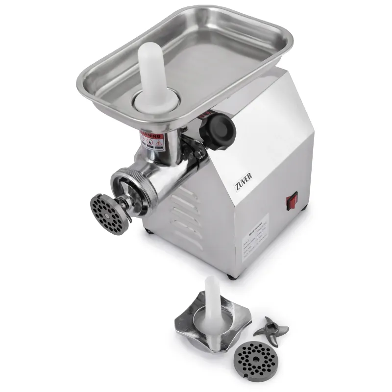 М'ясорубка професійна ZUVER Grinder Profi Budget 850W мотор алюміній горловина зі сталі