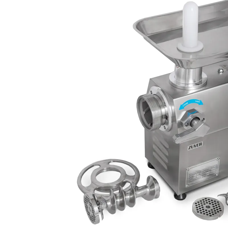 М'ясорубка промислова ZUVER Grinder LUX 1100W Reverse мотор мідний горловина з нержавіючої сталі