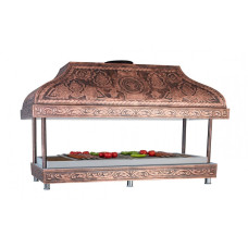 Мідний гриль - 1,2 м - відкритий GGM Gastro KGOY12