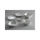 Миска Cuadrado - компл. 6 шт., квадратна, 80x80x(H)35 мм 784327 Hendi Porcelain
