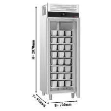 Морозильна шафа для морозива - 0,7 x 0,91 m - 1 двері GGM Gastro ETKSC792D