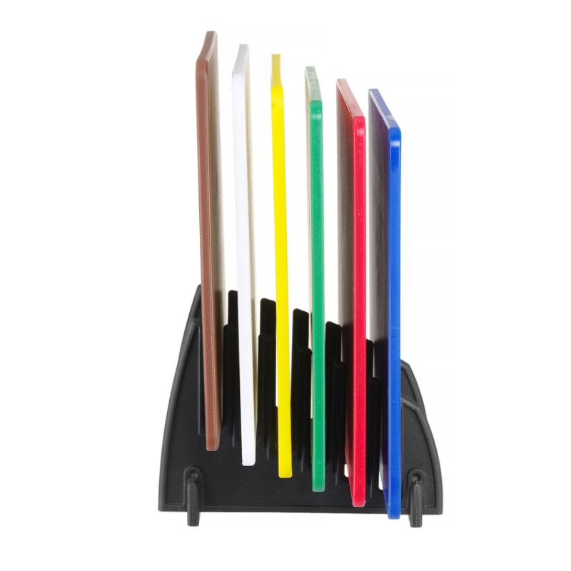 Набір обробних дощок HACCP 450x300x(H)10мм + стійка 825686 Hendi LDPE (Low density Polyethylene);PP (Polypropylene)
