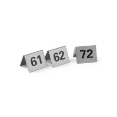 Набір табличок-номерів (61-72) 663899 Hendi 18/0 Stainless steel
