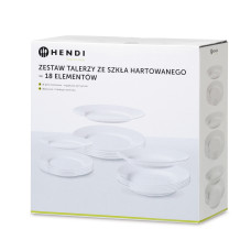 Набір тарілок Opal - 18 шт., HENDI, 18 шт., øмм 795224 Hendi