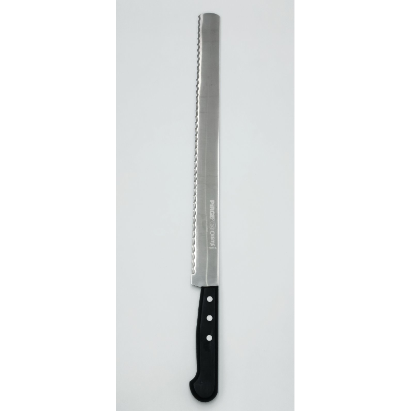 Ніж для торта (тип А), CREME, 35 см, широкий, чорний PRG71475-A-01 Pirge Чорний