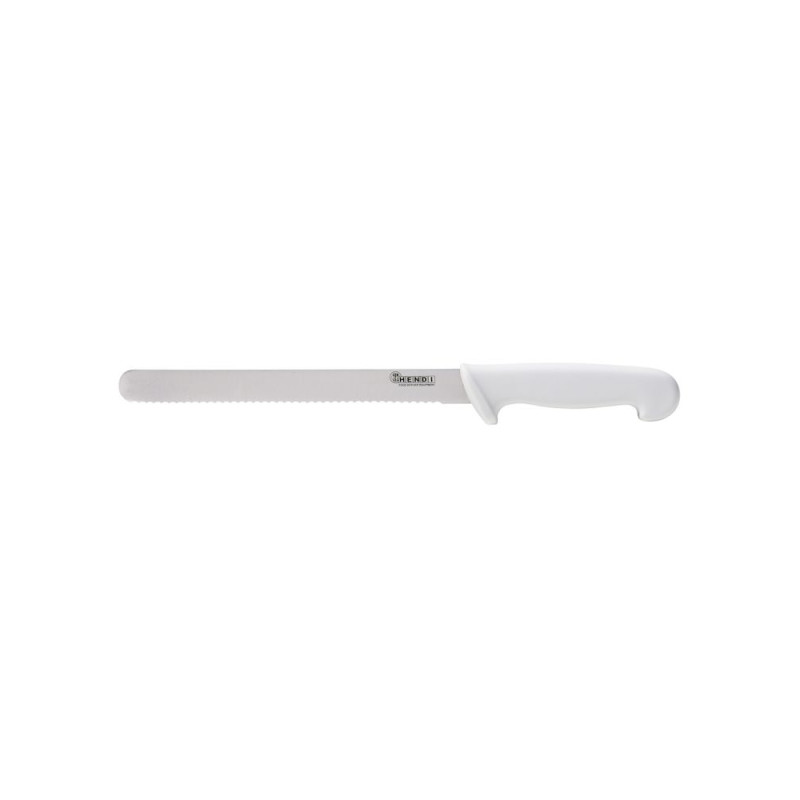 Ніж HACCP для хліба, білий 300 мм 843154 Hendi PP (Polypropylene);Stainless steel