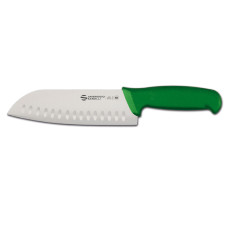Ніж Supra Colore Santoku, Ambrogio Sanelli, Зелений, (L)310mm S350.018G Hendi X50CrMoV15 Stainless steel;POM (Polyoxymethylene)