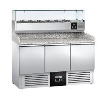 Охолодний стіл для піци 1,4 m x 0,7 m GGM Gastro POG147ND#AGG143ND