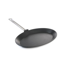 Овальна сковорода для риби «Titanium Professional», 400x275x(H)35 мм 629604 Hendi Aluminium