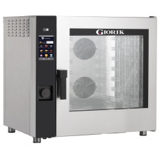 Пароконвектомат із сенсорною панеллю управління та мийкою Giorik MTE7W