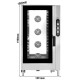 Пароконвектомат кондитерський 16 EN 60 x 40 см GGM Gastro BKDMV1646